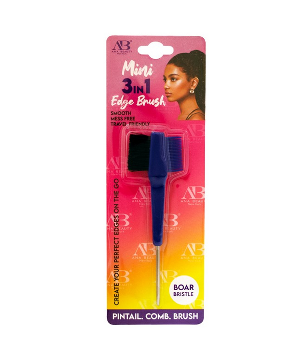 ANA BEAUTY MINI 3 IN 1 EDGE BRUSH