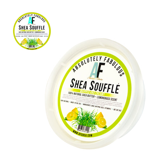 SHEA SOUFFLE 100% SHEA BUTTER LEMONGRASS 8oz image 0
