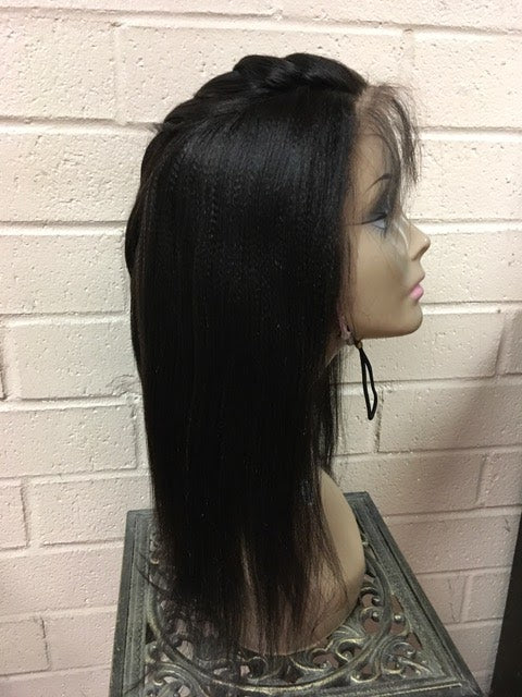 Textured Straight Full Lace Wig image 0