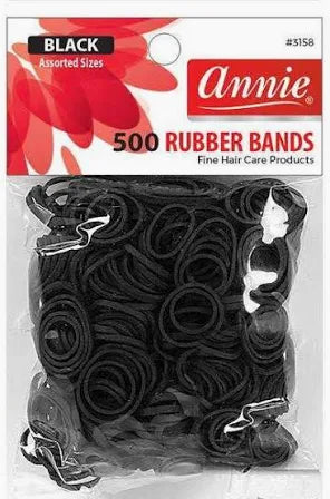 ANNIE RUBBER BAND 500 BLACK image 0