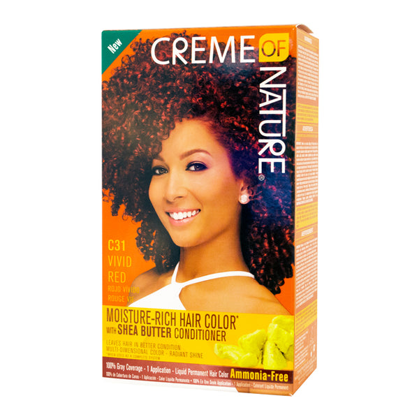 CREME OF NATURE HAIR COLOR VIVID RED 2.5oz
