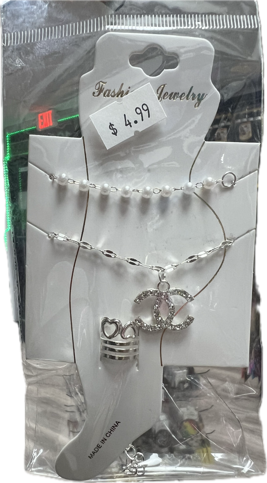 FASHION JEWERLY ANKLET SET image 0