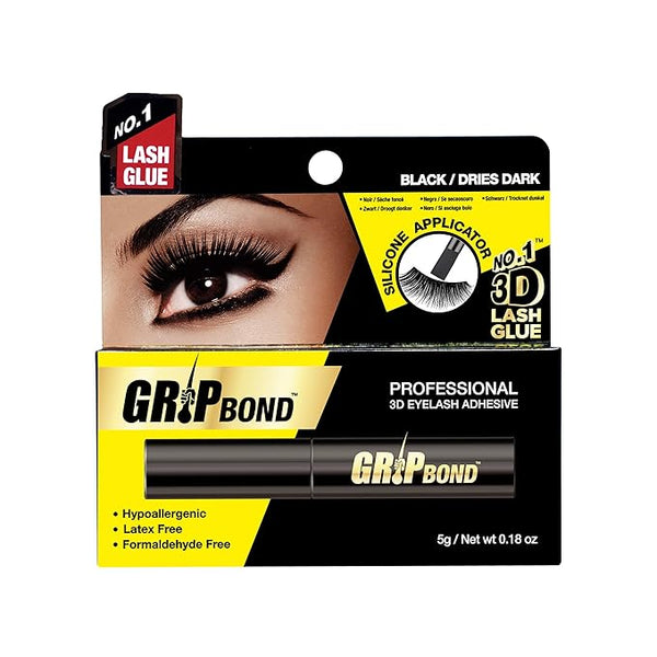 Ebin Grip Bond Lash Glue Black