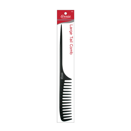 ANNIE LARGE TAIL COMB BLACK image 0