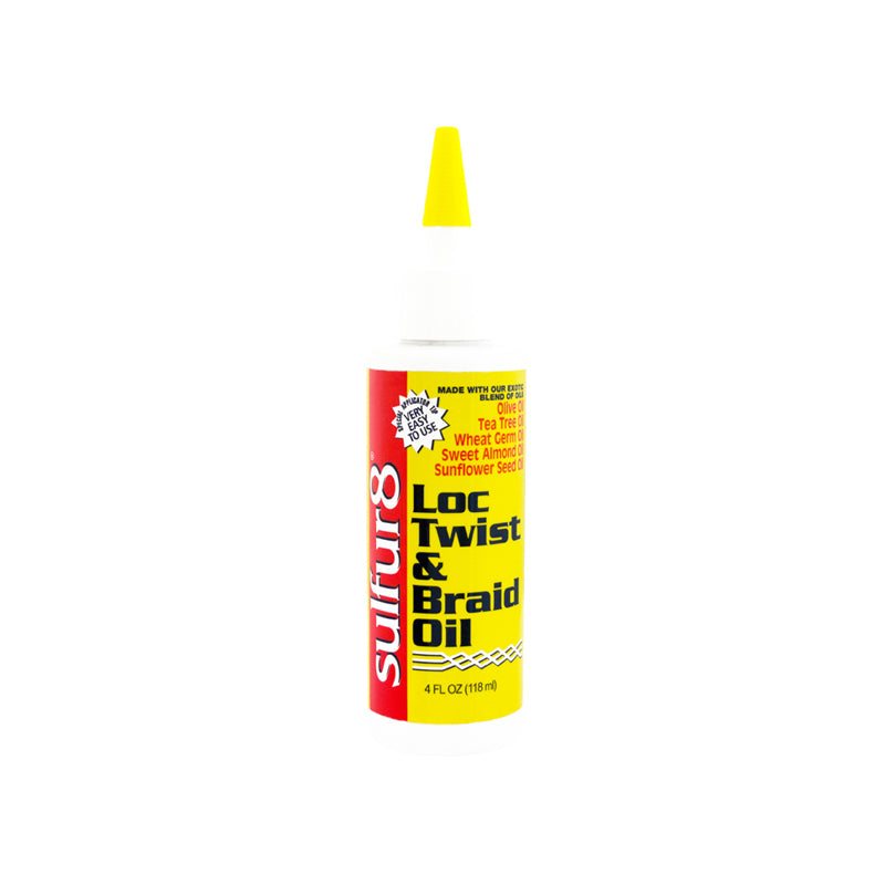 SULFUR 8 LOC TWIST & BRAID OIL 4oz image 0