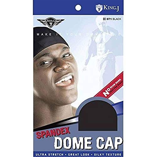 KING J SPANDEX DOME CAP BLACK #071