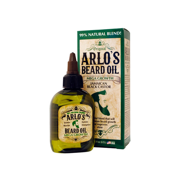 ARLOS BEARD OIL MEGA GROWTH (JAMAICAN BLACK CASTOR, 2.5 oz.)