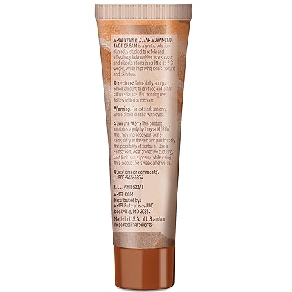 Ambi Even &amp; Clear Fade Cream STUBBORN Dark Spots (1oz) image 1