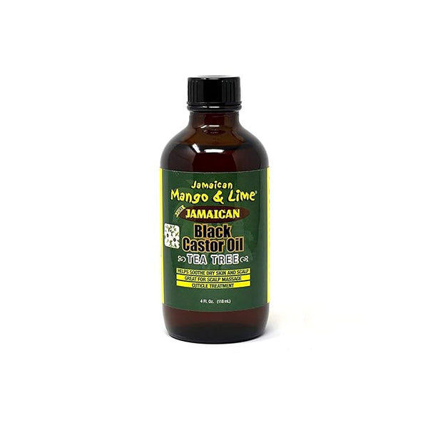 JAMAICAN MANGO &amp; LIME BLACK CASTOR OIL (+TEA TREE OIL)