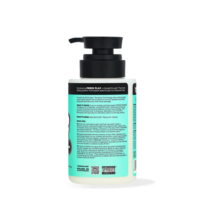 THE DOUX PRESS REWIND CURL RETENTION SHAMPOO 8oz image 1