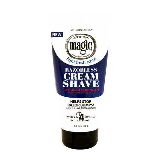 MAGIC RAZORLESS CREAME SHAVE REGULAR STRENGTH 6OZ image 0