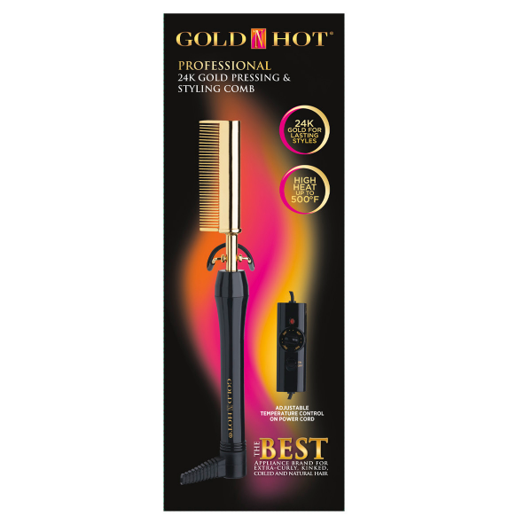 GOLD N HOT PRESSING COMB