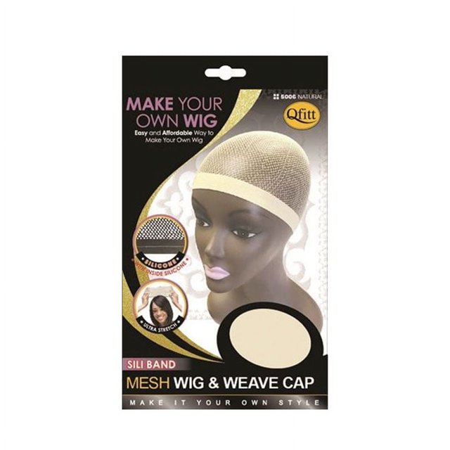 Qfitt Mesh Wig & Wig Cap Natural image 0