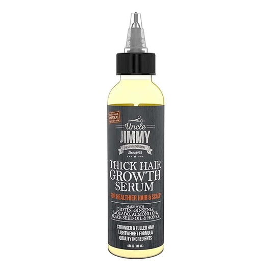 UNCLE JIMMY THICK HAIR GROWTH SERUM 4 OZ. image 0