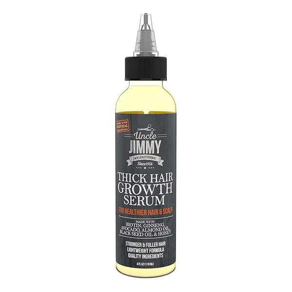 UNCLE JIMMY THICK HAIR GROWTH SERUM 4 OZ.