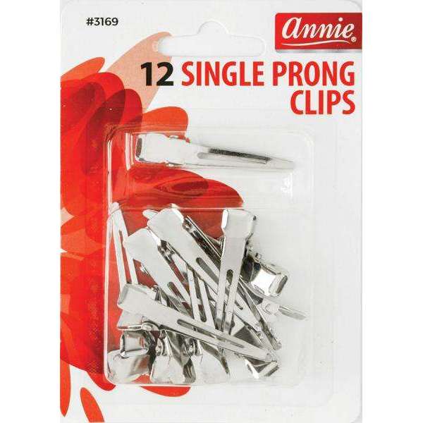Annie Single Prong Clips 12