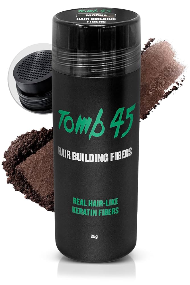 TOMB45 HAIR BUILDING FIBERS MOCHA 25G image 0