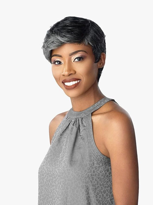EMPIRE WIG JEAN (SALT &amp; PEPPER HL34/51) 100% HUMAN image 0