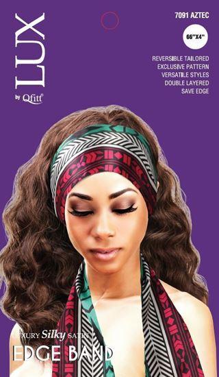 QFITT LUX SILKY SATIN EDGE BAND ASSORTED DESIGN 7091 image 0