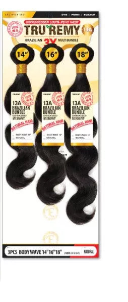EVE 3P MULTI 100% UNPROCESSED TRU REMY BODY WAVE 18/20/22