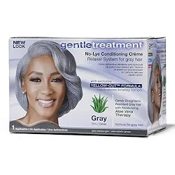 GENTLE TREATMENT HAIR RELAXER GRAY HAIR YELLOW OUT FORMULA image 0
