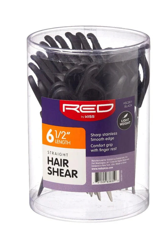 RED BY KISS STRAIGHT HAIR SHEAR image 0