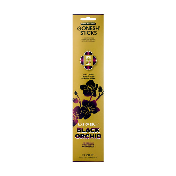 GONESH INCENSE STICKS BLACK ORCHID
