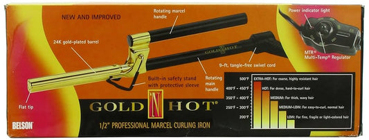 GOLD N HOT PRO 1/2" CURLING IRON image 0