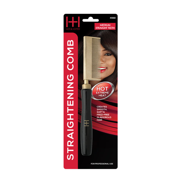 HH STRAIGHTENING COMB MED TEETH #5502