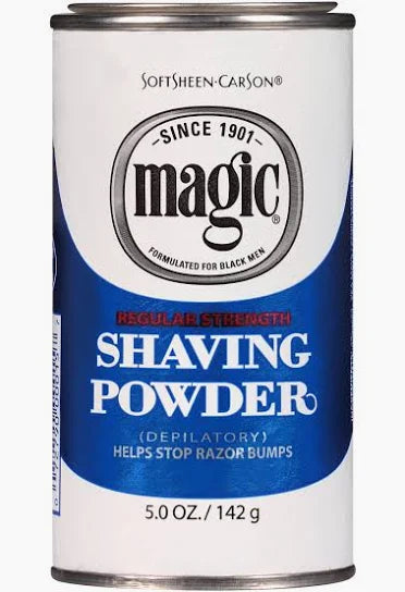 Magic Shaving Powder Reg Strength Blue (5.0 OZ.)