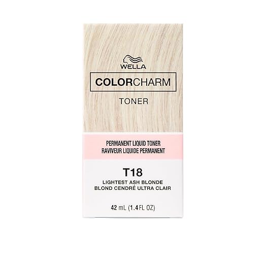 C/CHARM TONER T-18 LIGHTEST ASH BLONDE 1.4 OZ image 0