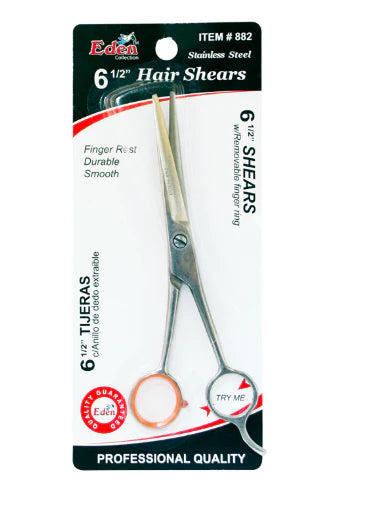EDEN HAIR SHEARS STAINLESS STEEL 6-1/2