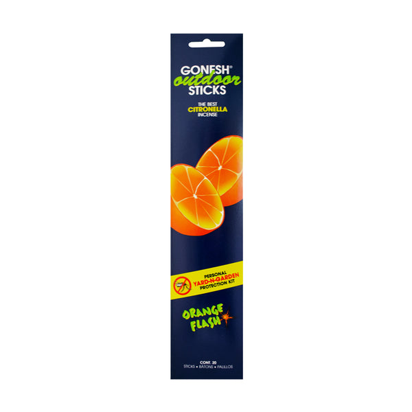 GONESH OUTDOOR INCENSE STICKS ORANGE