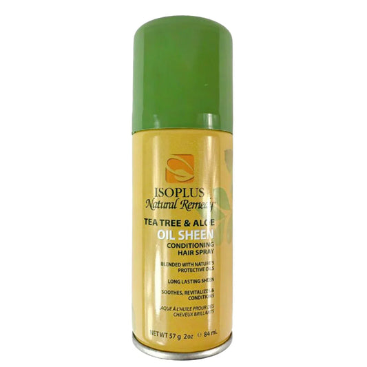 ISOPLUS NATURAL REMEDY TEA TREE & ALOE OIL SHEEN 2OZ image 0