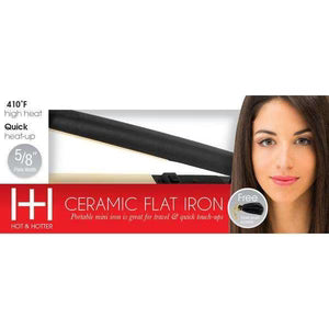 H/H MINI CERAMIC 5/8" FLAT IRON image 0