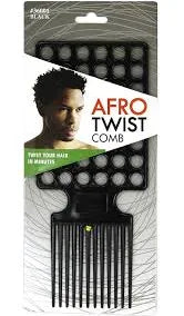 DONNA AFRO TWIST COMB BLACK