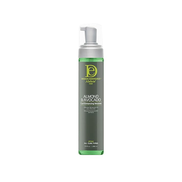 DESIGN ESSENTIALS ALMOND &amp; AVOCADO CURL ENHANCING MOUSSE 10 OZ.