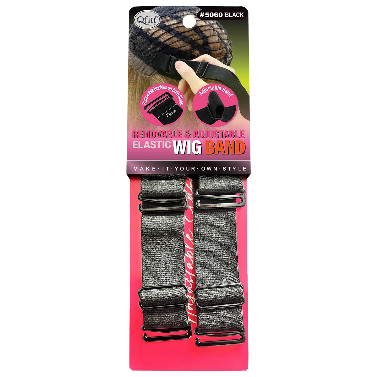 QFITT REMOVABLE &amp; ADJUSTABLE ELASTIC WIG BAND image 0