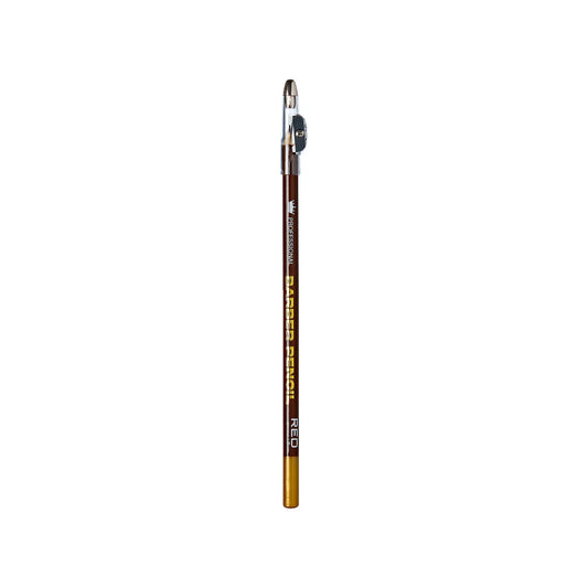 RED LINE-UP PENCIL W/SHARPENER DARK BROWN image 0