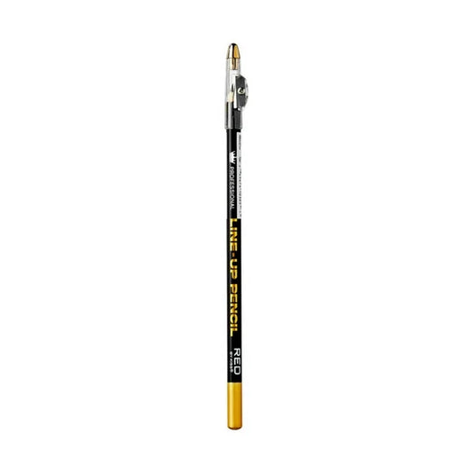 RED LINE-UP PENCIL W/SHARPENER BLACK image 0