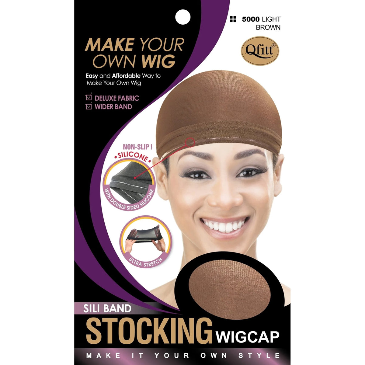 Qfitt Stocking Cap Light Brown image 0