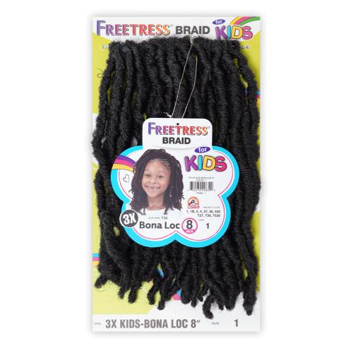 FREETRESS KIDS BONA LOC 8" #1B image 0