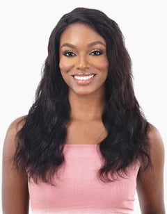 SHAKENGO GIRLFRIEND 100% HUMAN HAIR LACE WIG 22" NATURAL image 0