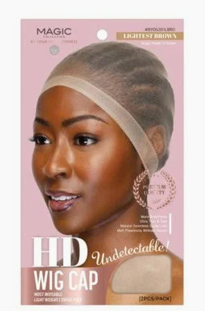 HD WIG CAP NATURAL BROWN image 0