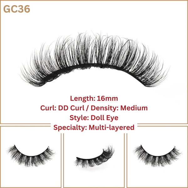 GIRLY CURL EYELASH GC 36