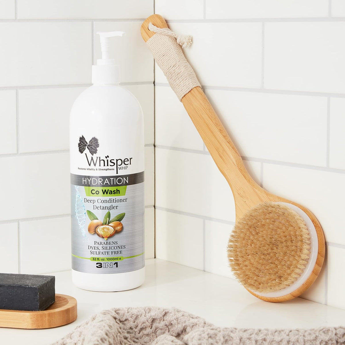 Whisper Whip Hydration Co Wash Deep Conditioner Detangler 32 oz